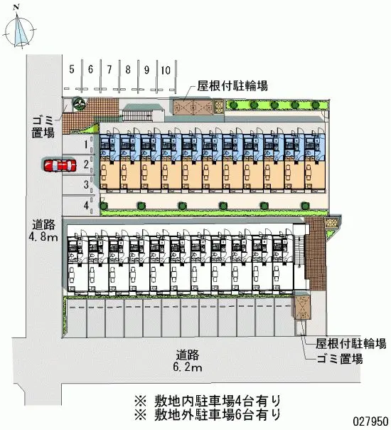 ★手数料０円★静岡市葵区水道町　月極駐車場（LP）